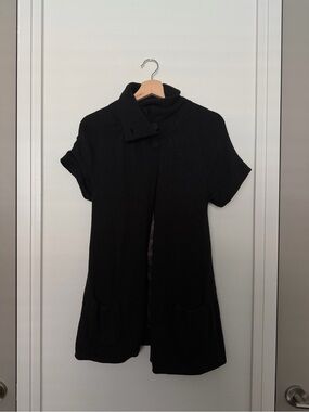 ALICE + OLIVIA • short sleeve wool long cardigan sweater